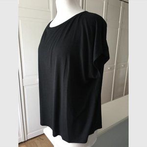 Prana Keyhole-Back Rowena Top in Black